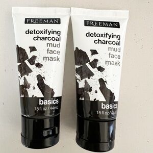 New Freeman Detoxifying Charcoal Mud Face Mask set of 2